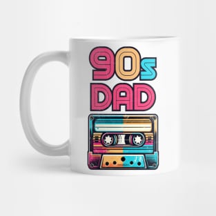 90s Dad Retro Cassette: Vintage Nostalgia Design Mug